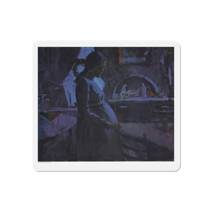 No Room, Redbook, December 1964 (Magazine Illustration) Refrigerator Magnet - The Sticker Space