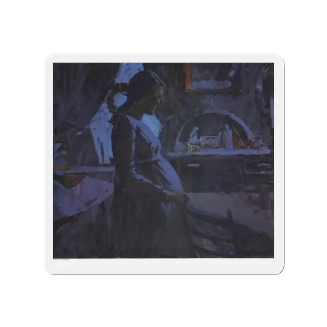 No Room, Redbook, December 1964 (Magazine Illustration) Refrigerator Magnet - The Sticker Space