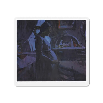 No Room, Redbook, December 1964 (Magazine Illustration) Refrigerator Magnet - The Sticker Space