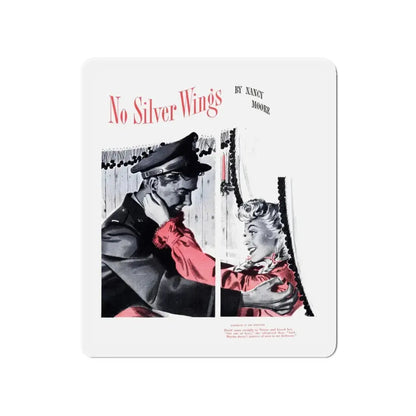 No Silver Wings, Cosmopolitan, October 1943 (Magazine Illustration) Refrigerator Magnet - The Sticker Space