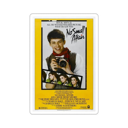 No Small Affair 1984 Movie Poster STICKER Vinyl Die-Cut Decal 6 Inch - The Sticker Space