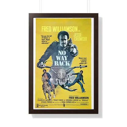 NO WAY BACK 1976 - Framed Movie Poster - The Sticker Space