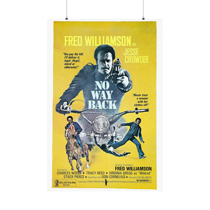 NO WAY BACK 1976 - Paper Movie Poster-36" x 54"-The Sticker Space