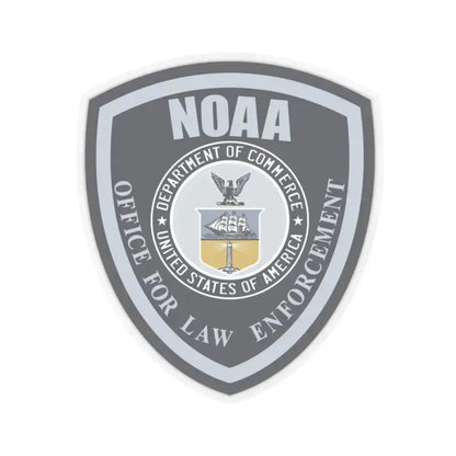 NOAA Office for Law Enforcement US Dept of Commerce - STICKER Vinyl Kiss-Cut Decal 2 Inch Transparent - The Sticker Space