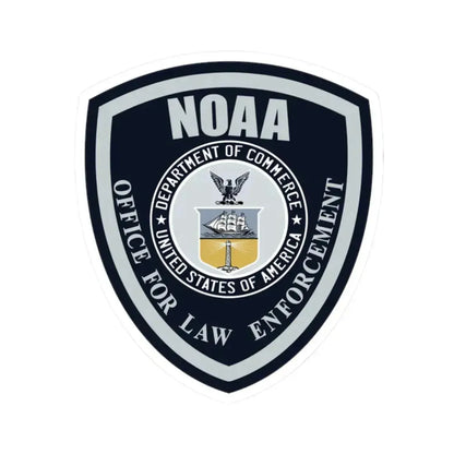 NOAA Office for Law Enforcement US Dept of Commerce - STICKER Vinyl Kiss-Cut Decal 2 Inch White - The Sticker Space