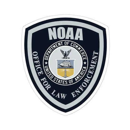 NOAA Office for Law Enforcement US Dept of Commerce - STICKER Vinyl Kiss-Cut Decal 6 Inch White - The Sticker Space