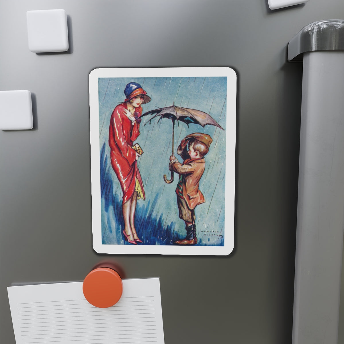 Noblesse Oblige, Help Yourself Annual, 1930 (Magazine Illustration) Refrigerator Magnet-The Sticker Space