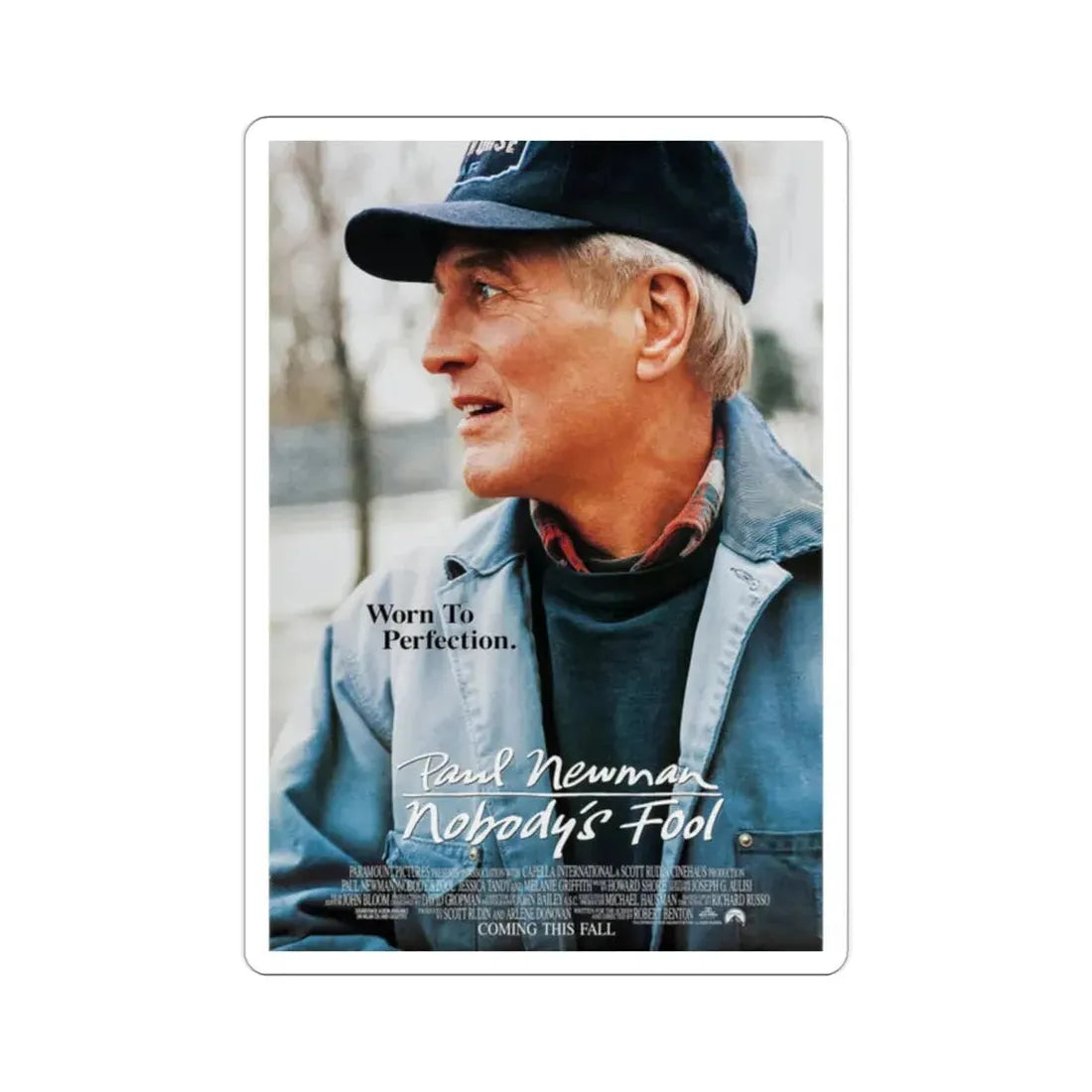 Nobodys Fool 1994 Movie Poster STICKER Vinyl Die-Cut Decal 2 Inch - The Sticker Space