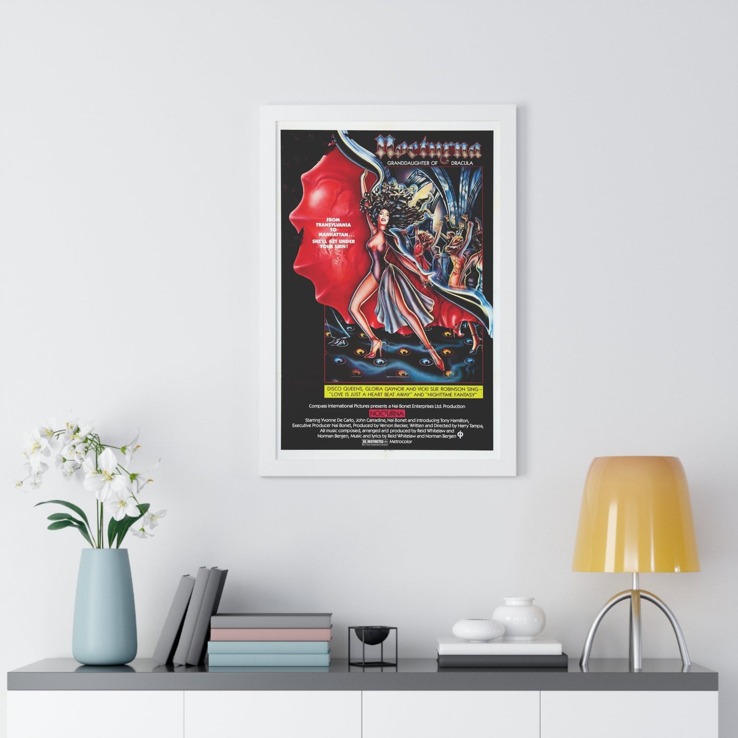 NOCTURNA 1976 - Framed Movie Poster-The Sticker Space