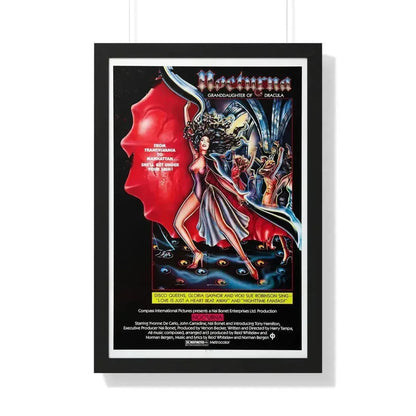 NOCTURNA 1976 - Framed Movie Poster 20" x 30" Black - The Sticker Space