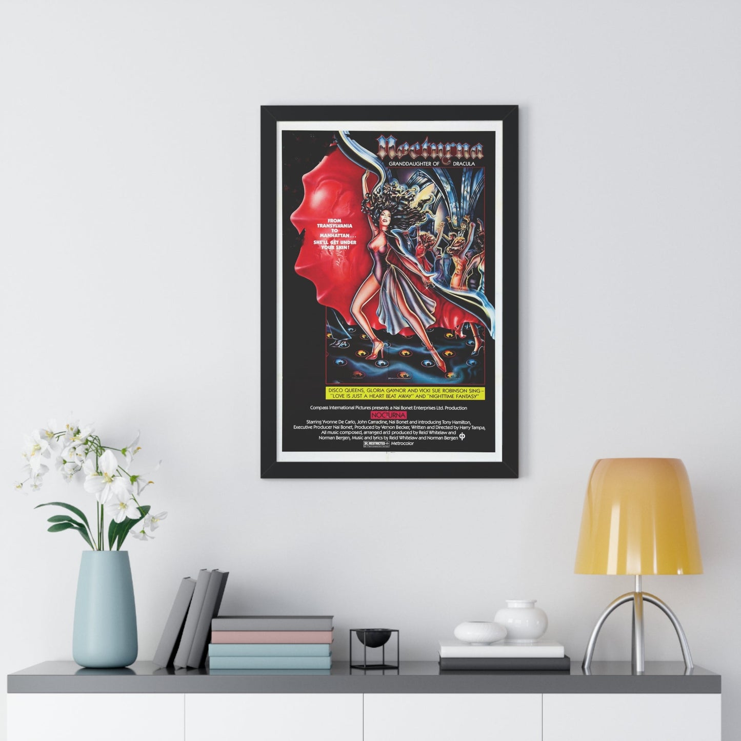 NOCTURNA 1976 - Framed Movie Poster-The Sticker Space