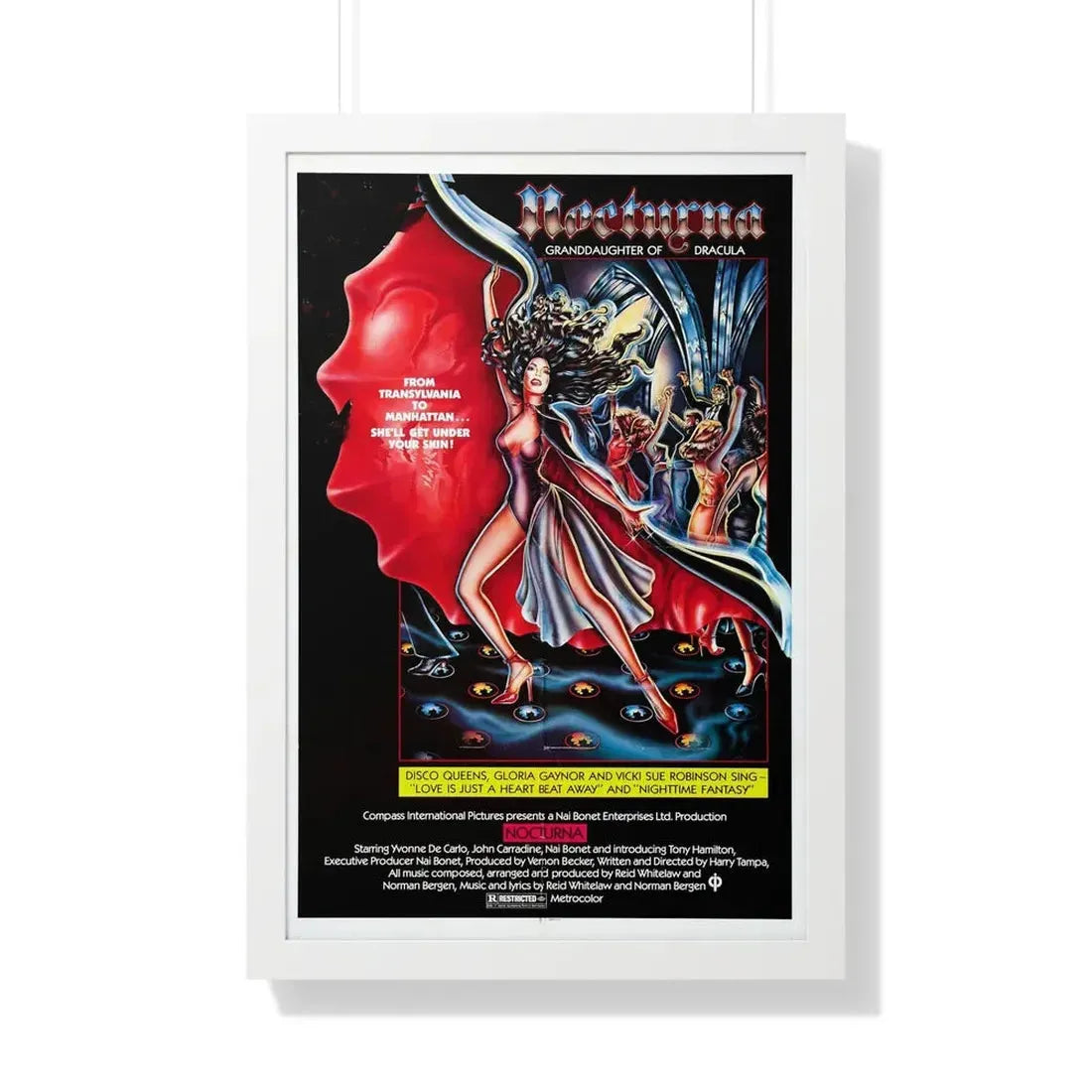 NOCTURNA 1976 - Framed Movie Poster - The Sticker Space