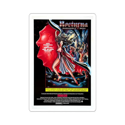 NOCTURNA 1976 Movie Poster - STICKER Vinyl Kiss-Cut Decal 3 Inch White - The Sticker Space