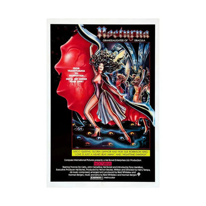 NOCTURNA 1976 - Paper Movie Poster - The Sticker Space