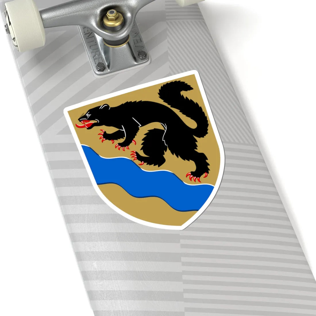 Nokia.vaakuna (Finland) (Coat of Arms) STICKER Vinyl Kiss-Cut Decal - The Sticker Space