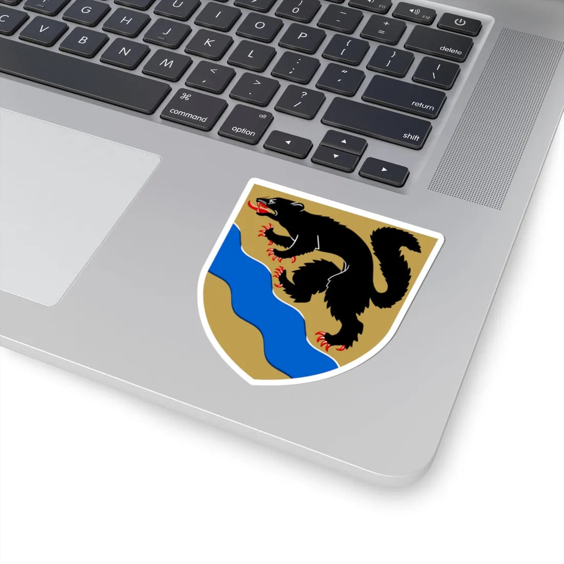 Nokia.vaakuna (Finland) (Coat of Arms) STICKER Vinyl Kiss-Cut Decal - The Sticker Space
