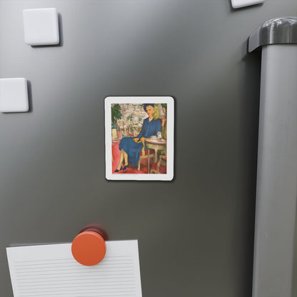 Nolde Nylons advertisement, 1948 (Magazine Illustration) Refrigerator Magnet-The Sticker Space