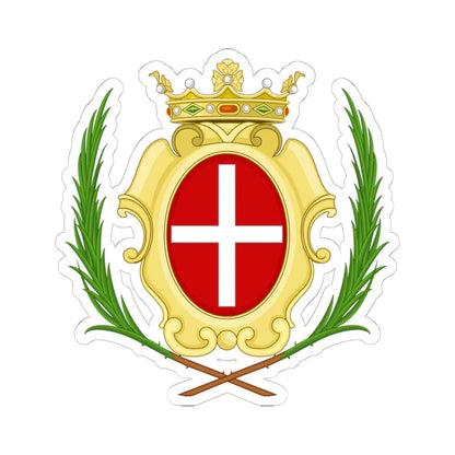 Noli-Stemma (Italy) (Coat of Arms) STICKER Vinyl Kiss-Cut Decal 6 Inch White - The Sticker Space