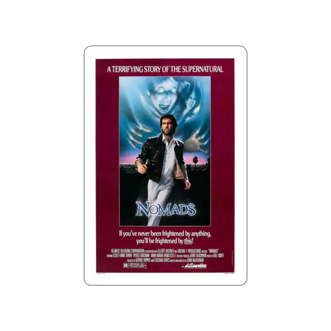 NOMADS 1986 Movie Poster STICKER Vinyl Die-Cut Decal 2 Inch - The Sticker Space