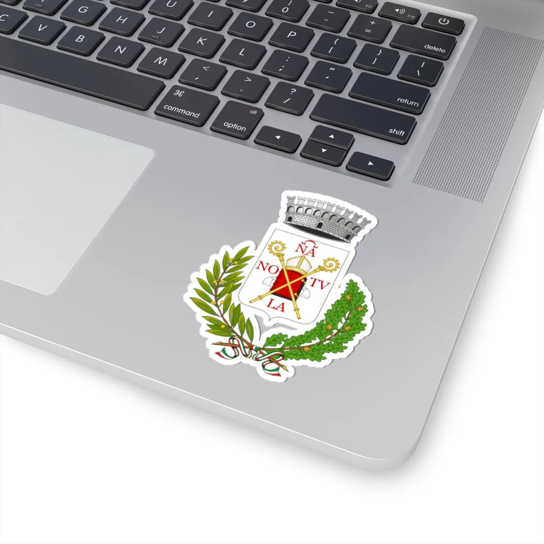 Nonantola-Stemma (Italy) (Coat of Arms) STICKER Vinyl Kiss-Cut Decal - The Sticker Space