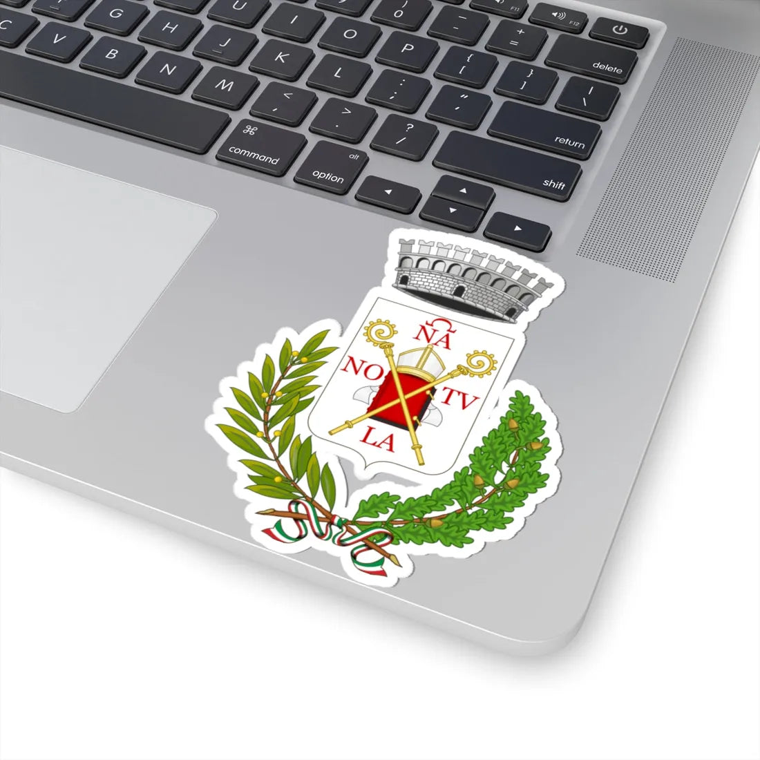 Nonantola-Stemma (Italy) (Coat of Arms) STICKER Vinyl Kiss-Cut Decal - The Sticker Space