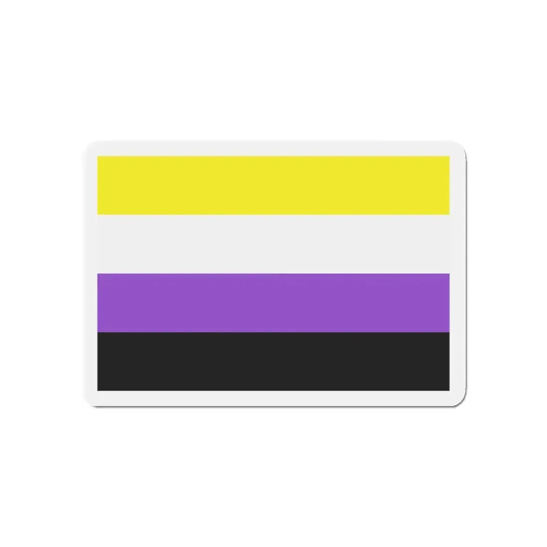 Nonbinary Pride Flag - Refrigerator Magnet - The Sticker Space