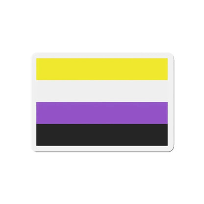 Nonbinary Pride Flag - Refrigerator Magnet - The Sticker Space