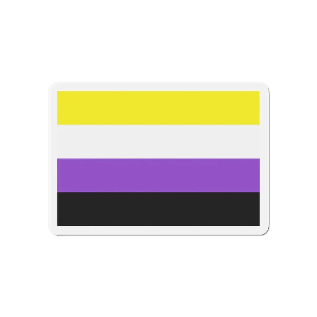 Nonbinary Pride Flag - Refrigerator Magnet - The Sticker Space