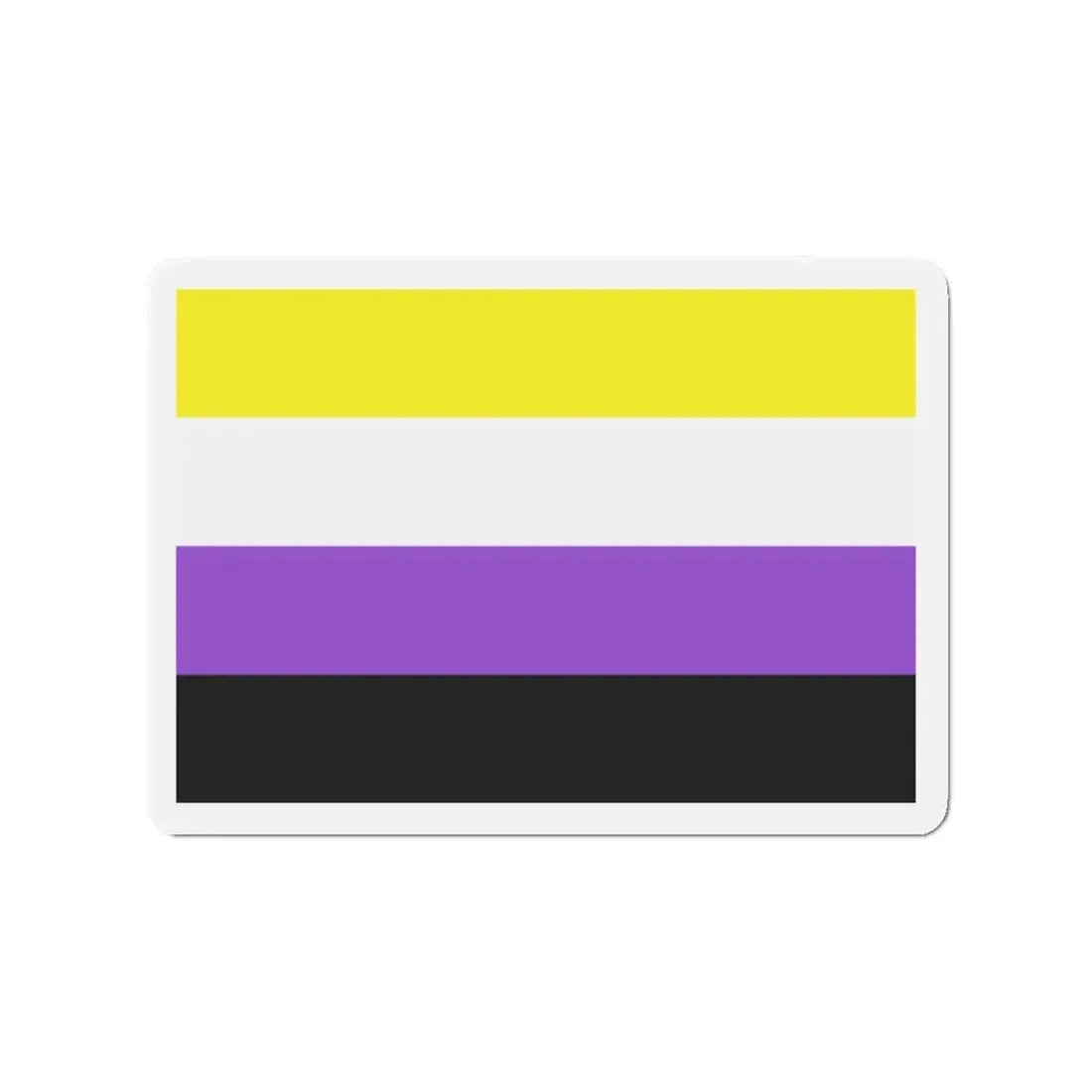 Nonbinary Pride Flag - Refrigerator Magnet - The Sticker Space