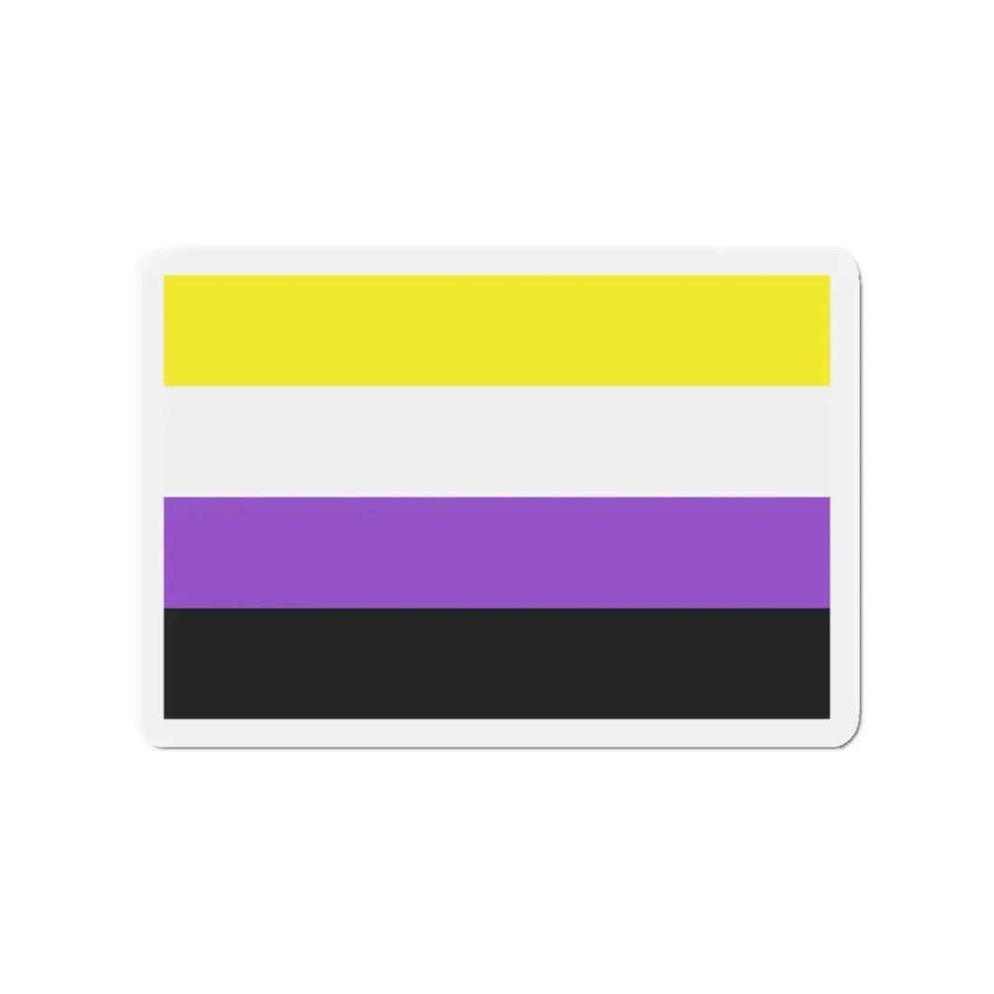 Nonbinary Pride Flag - Refrigerator Magnet - The Sticker Space