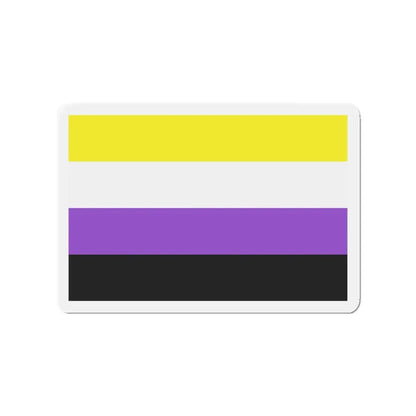 Nonbinary Pride Flag - Refrigerator Magnet - The Sticker Space