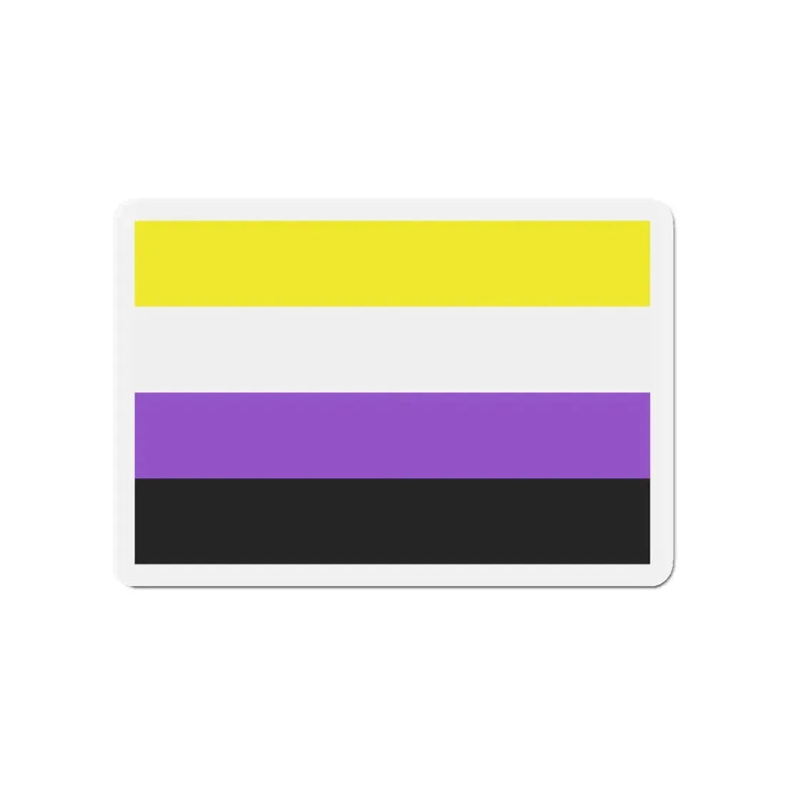 Nonbinary Pride Flag - Refrigerator Magnet - The Sticker Space