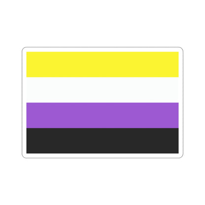 Nonbinary Pride Flag STICKER Vinyl Die-Cut Decal-2 Inch-The Sticker Space