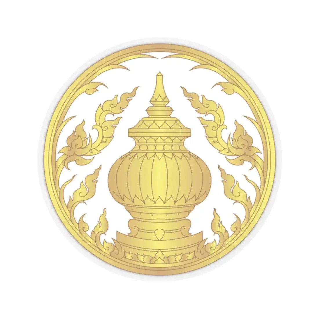 Nonthaburi Province Seal (Thailand) STICKER Vinyl Kiss-Cut Decal 2 Inch Transparent - The Sticker Space
