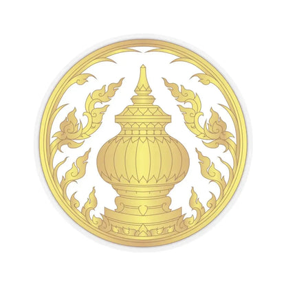 Nonthaburi Province Seal (Thailand) STICKER Vinyl Kiss-Cut Decal 3 Inch Transparent - The Sticker Space