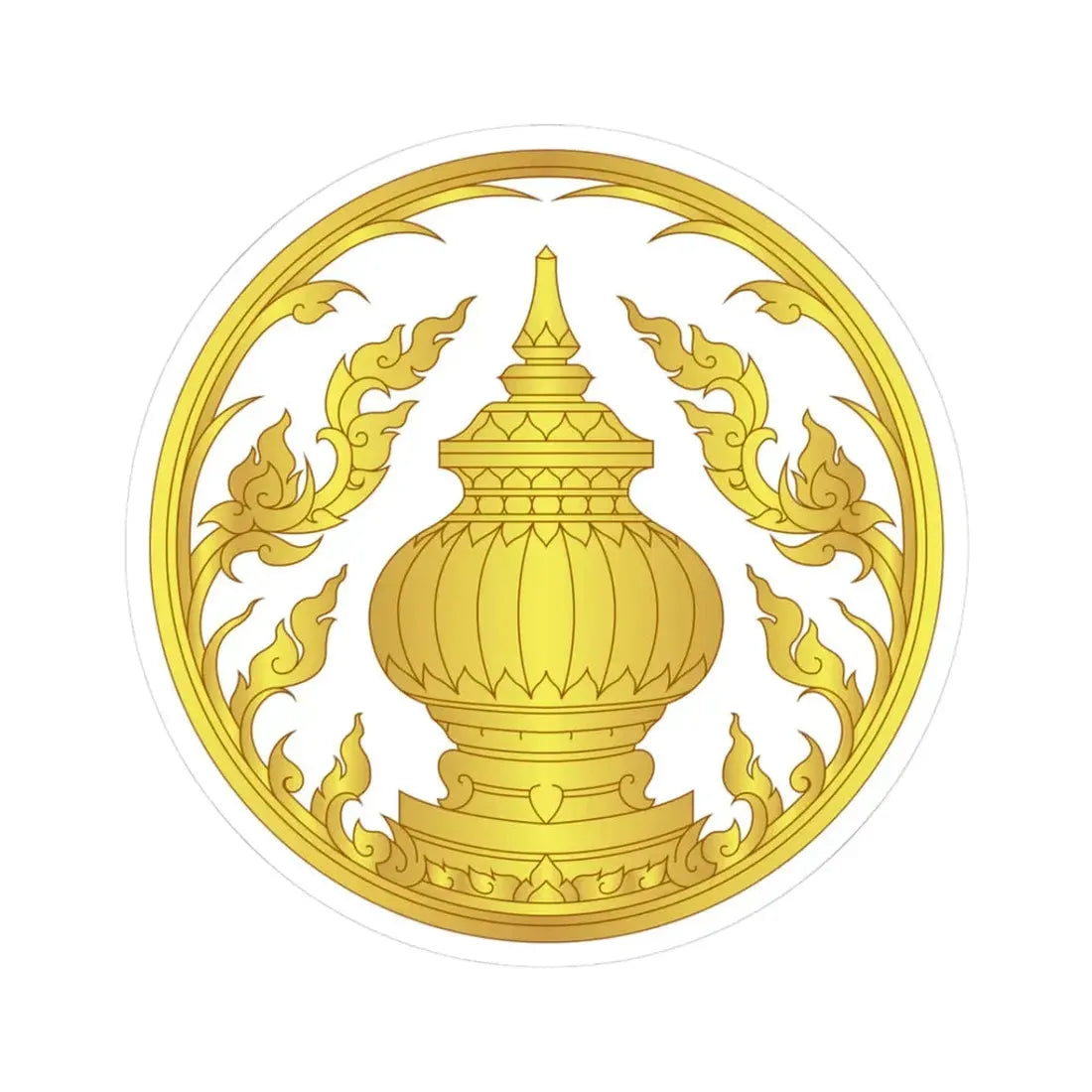 Nonthaburi Province Seal (Thailand) STICKER Vinyl Kiss-Cut Decal 3 Inch White - The Sticker Space