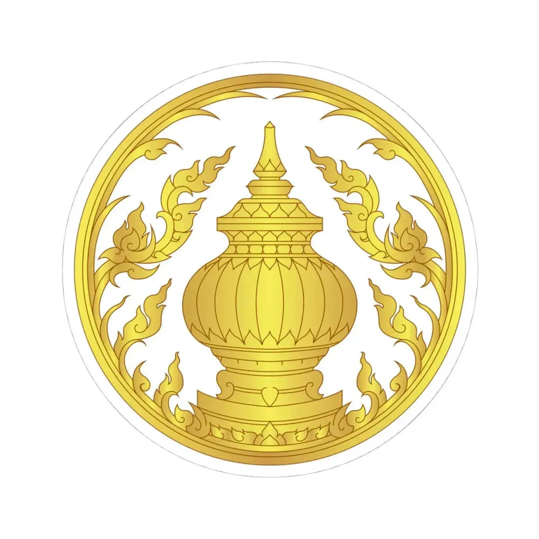Nonthaburi Province Seal (Thailand) STICKER Vinyl Kiss-Cut Decal 4 Inch White - The Sticker Space