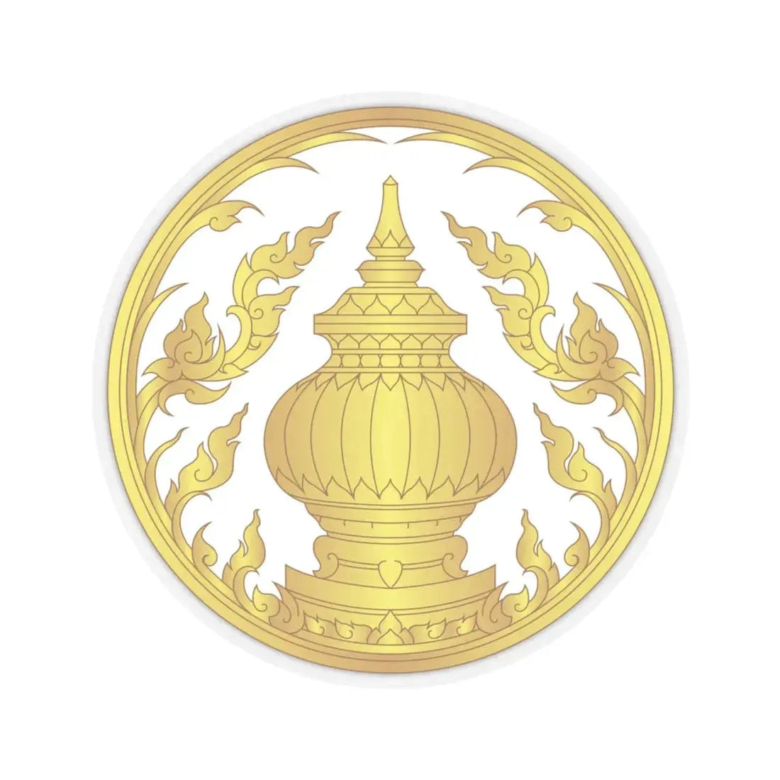Nonthaburi Province Seal (Thailand) STICKER Vinyl Kiss-Cut Decal 6 Inch Transparent - The Sticker Space