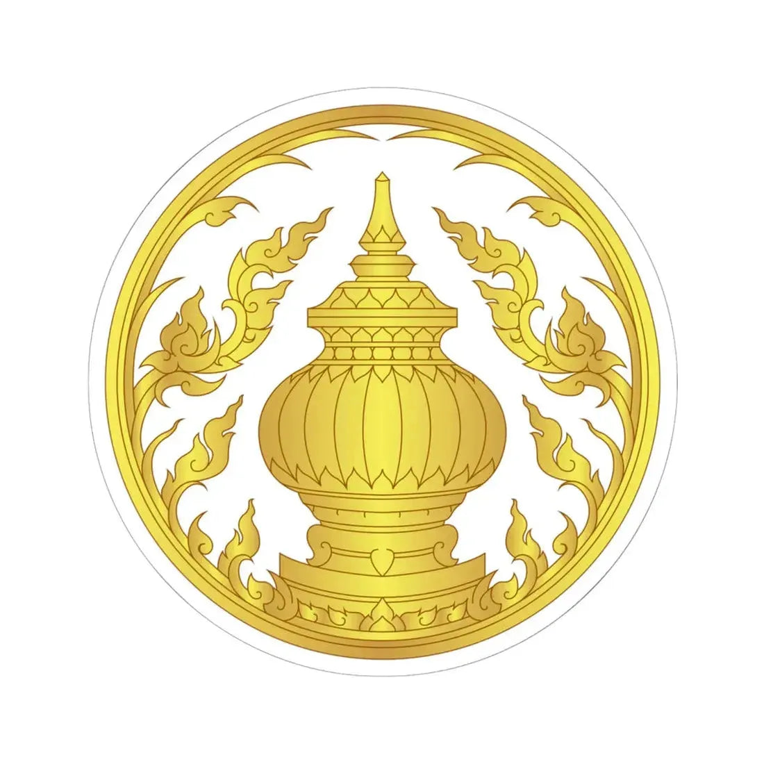 Nonthaburi Province Seal (Thailand) STICKER Vinyl Kiss-Cut Decal 6 Inch White - The Sticker Space