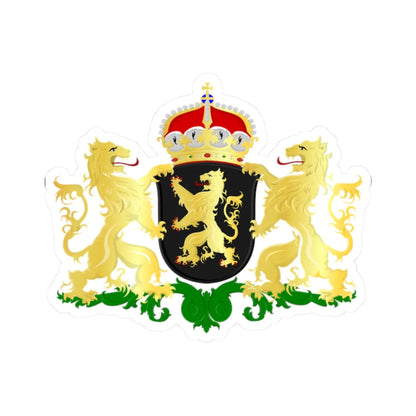Noord-Brabant wapen (Netherlands) (Coat of Arms) STICKER Vinyl Kiss-Cut Decal 2 Inch White - The Sticker Space