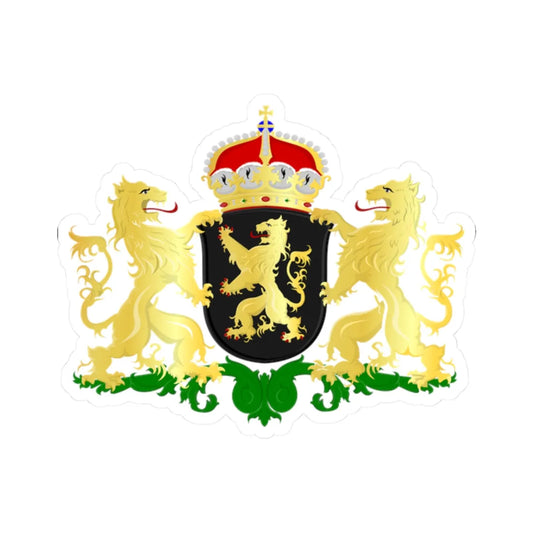 Noord-Brabant wapen (Netherlands) (Coat of Arms) STICKER Vinyl Kiss-Cut Decal 2 Inch White - The Sticker Space