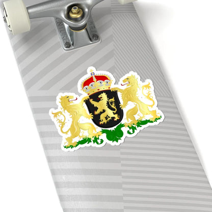 Noord-Brabant wapen (Netherlands) (Coat of Arms) STICKER Vinyl Kiss-Cut Decal - The Sticker Space