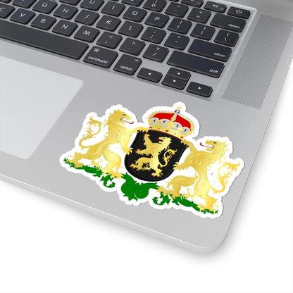 Noord-Brabant wapen (Netherlands) (Coat of Arms) STICKER Vinyl Kiss-Cut Decal - The Sticker Space