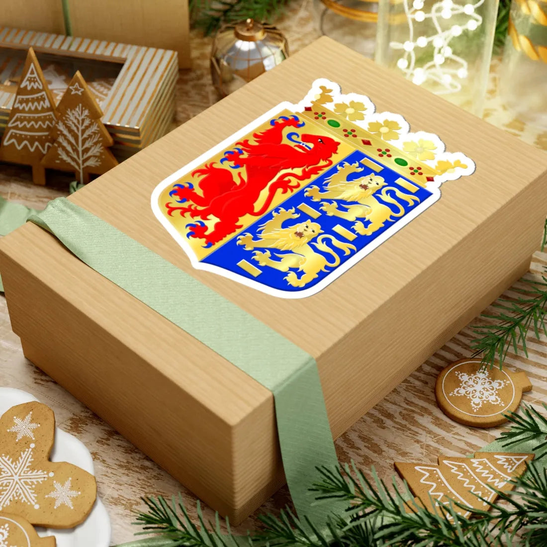 Noord-Holland wapen (Netherlands) (Coat of Arms) STICKER Vinyl Kiss-Cut Decal - The Sticker Space