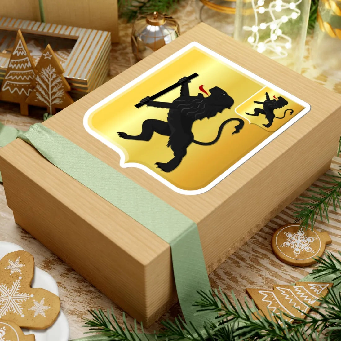 Noord Scharwoude wapen (Netherlands) (Coat of Arms) STICKER Vinyl Kiss-Cut Decal - The Sticker Space