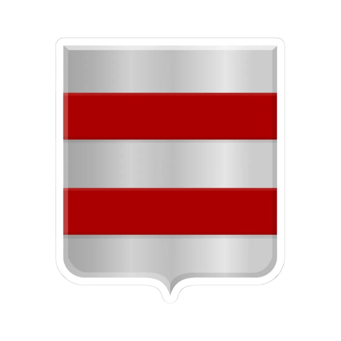 Noordeloos wapen (Netherlands) (Coat of Arms) STICKER Vinyl Kiss-Cut Decal 3 Inch White - The Sticker Space