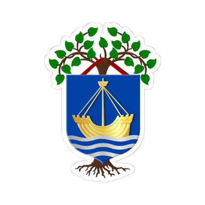 Noorder Koggenland wapen (Netherlands) (Coat of Arms) STICKER Vinyl Kiss-Cut Decal 6 Inch White - The Sticker Space