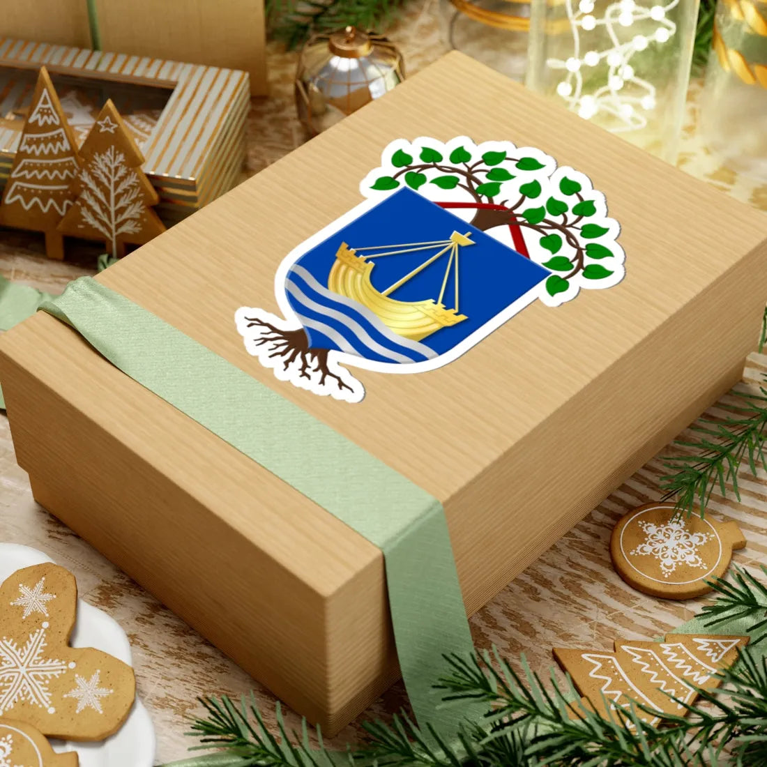 Noorder Koggenland wapen (Netherlands) (Coat of Arms) STICKER Vinyl Kiss-Cut Decal - The Sticker Space