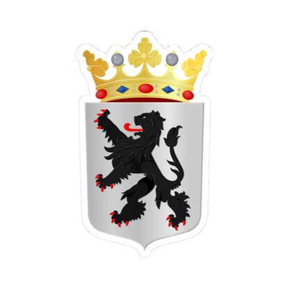 Noordwijk wapen 2019 (Netherlands) (Coat of Arms) STICKER Vinyl Kiss-Cut Decal 3 Inch White - The Sticker Space