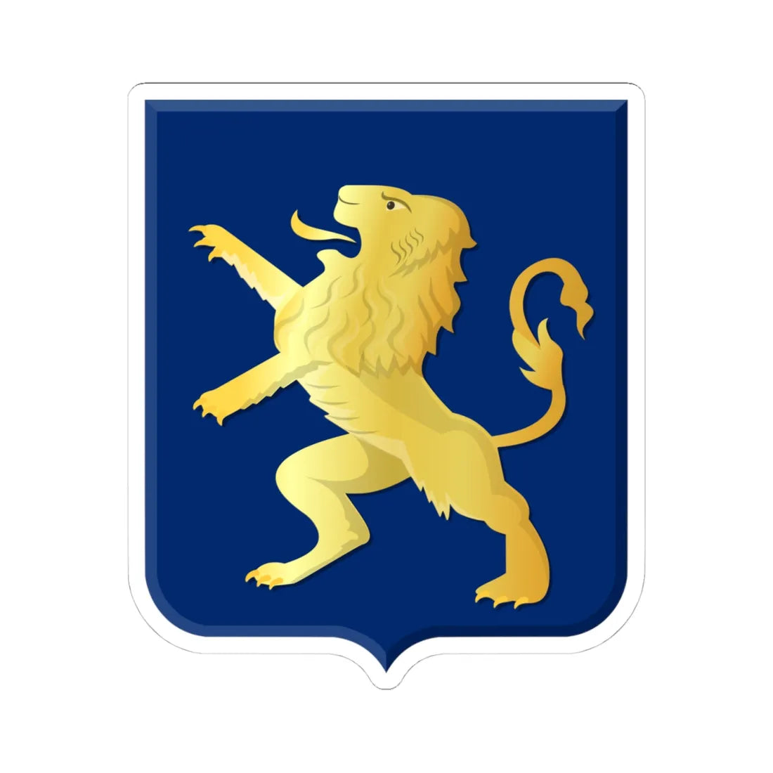 Noordwijkerhout wapen 1817 (Netherlands) (Coat of Arms) STICKER Vinyl Kiss-Cut Decal 4 Inch White - The Sticker Space